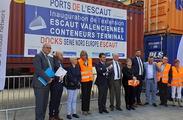 inauguration de l’extension du terminal à conteneurs à Bruay-sur-l’Escaut/Saint Saulve